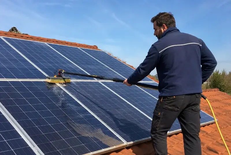 Nettoyage et entretien de panneaux solaires à Houplines